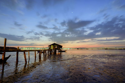 Scenic view of calm sea against sky