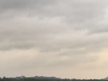 Low angle view of cloudy sky