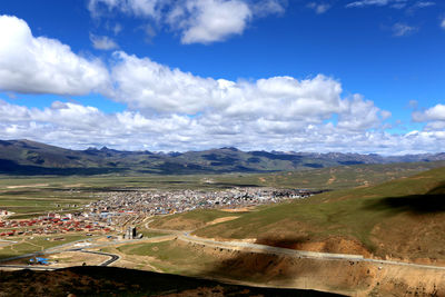 Scenic view of landscape against sky