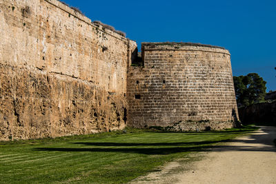 Old ruins against clear sky