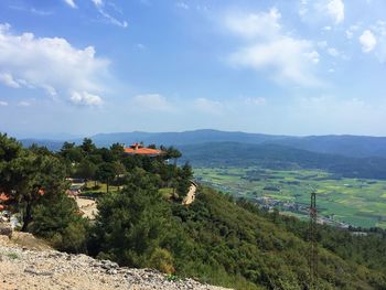 Scenic view of landscape against sky