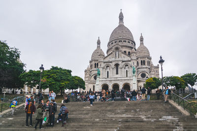 The basilica of the sacred heart of paris