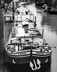 Boats in river