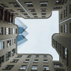 Low angle view of building against sky