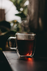 Close-up of tea on table