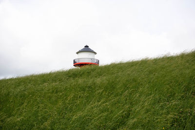 Low angle view of built structure against sky