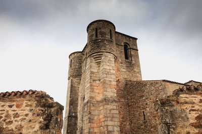 Low angle view of historical building against sky