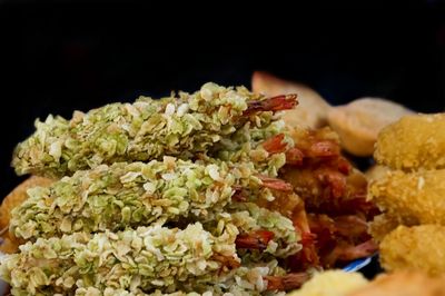 Close-up of vegetables in plate