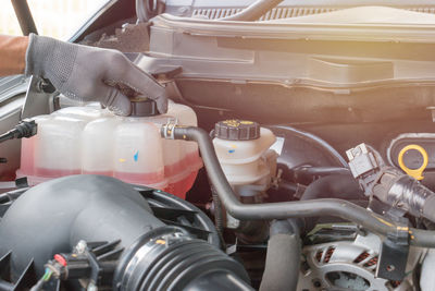 Close-up of vintage car