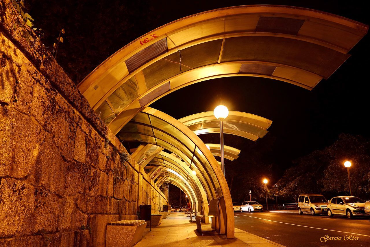 illuminated, night, lighting equipment, city, architecture, outdoors, no people, sky