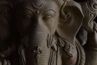 Close-up of ganesha statue