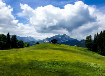 Scenic view of landscape against sky