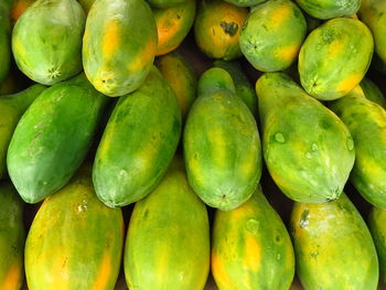 Full frame shot of fruits for sale at market stall