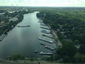 Aerial view of sea