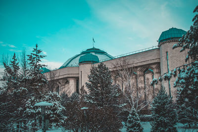 Low angle view of historical building against sky