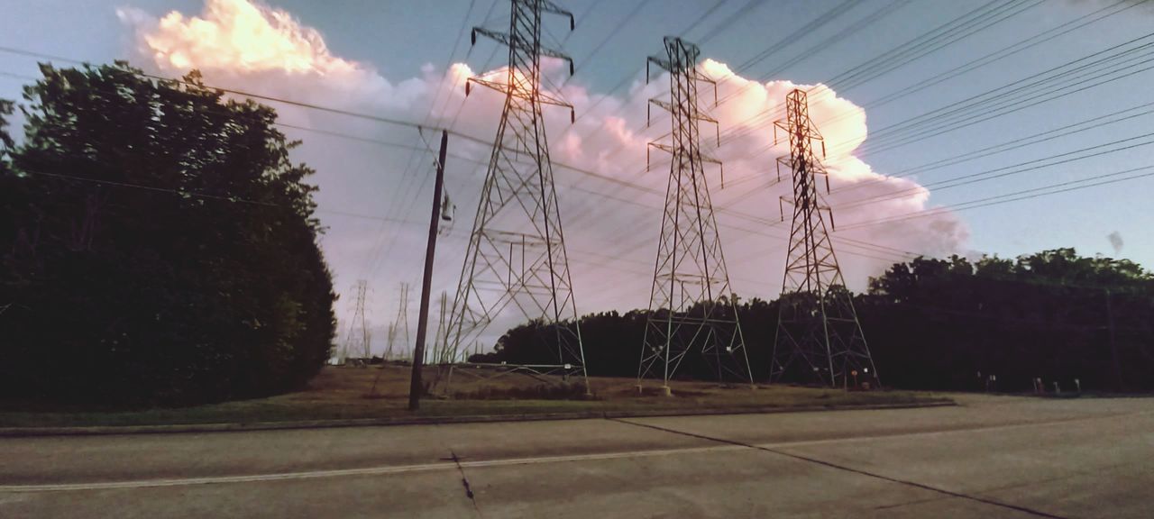 Webster Webster, Texas Powerlines Sky Sunset Beautiful Nature Beautiful Nature Natural Nature Photography