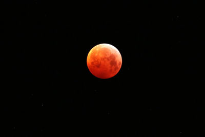 View of moon against sky at night