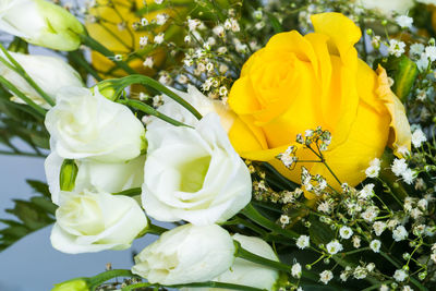 Close-up of rose bouquet