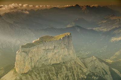 Scenic view of mountains