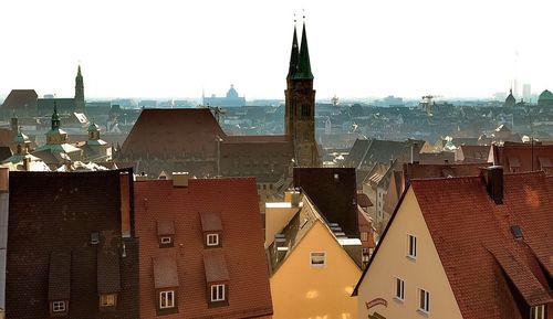 View of buildings in city