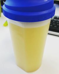 Close-up of drink on table