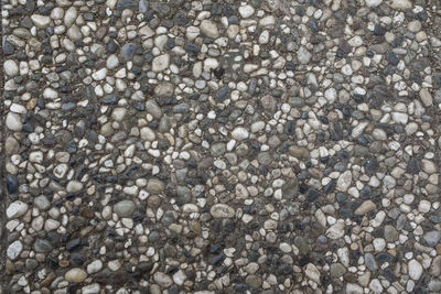 Full frame shot of pebbles on beach