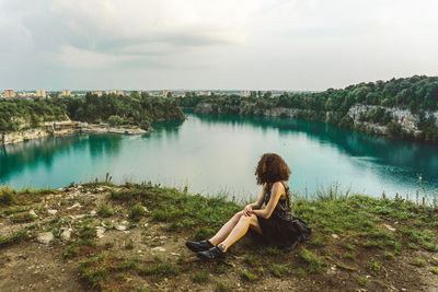 Zakrzówek lake in krakow.