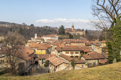 Houses in town