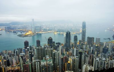 Aerial view of a city