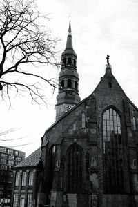 Low angle view of cathedral against sky