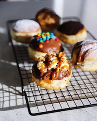 Close-up of dessert in plate on table