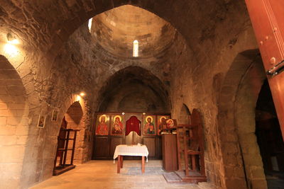 Interior of historic building