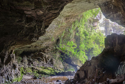 Scenic view of rock formations