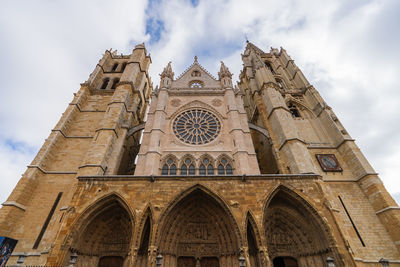 Gothic cathedral of leon in spain 