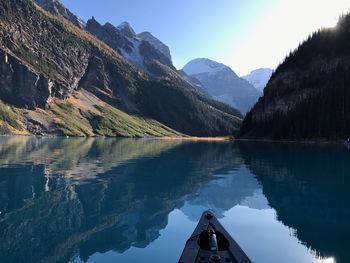 Scenic view of lake