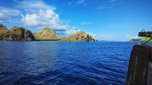 Panoramic view of sea against sky