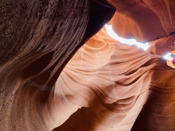 Rock formations in a canyon