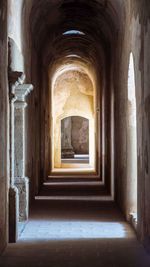 Corridor of historic building