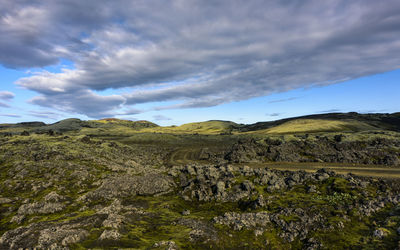 Scenic view of landscape against sky