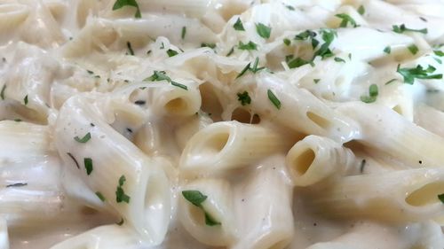 Full frame shot of food in plate