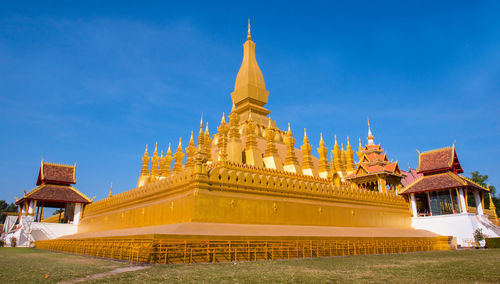 Cathedral of building against blue sky