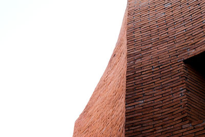 Low angle view of built structure against clear sky