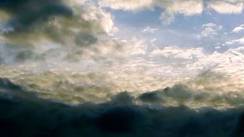 Low angle view of clouds in sky