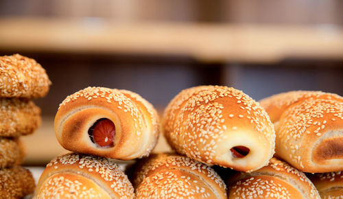 Close-up of cupcakes