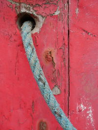 Close-up of door