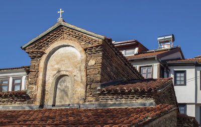 The architecture of the old town  part of the medieval orthodox church, built in the 14th century