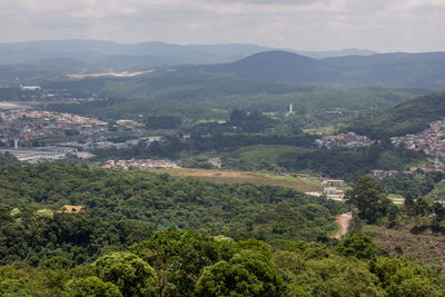 High angle view of a city