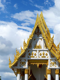 Low angle view of temple