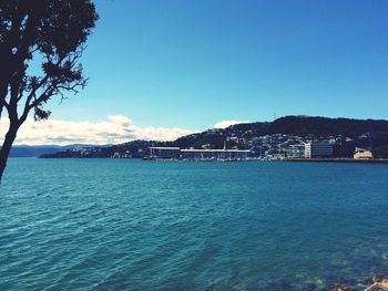 Scenic view of calm sea against sky