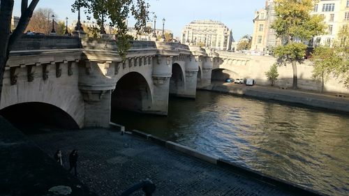 View of bridge in city